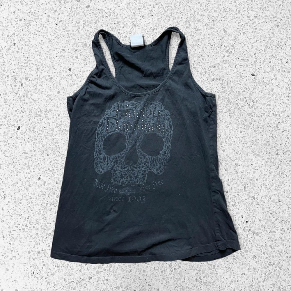 Womens Harley Davidson top shirt tank - Picture 2 of 5